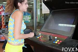 zoe foxx stars in raw pov blowjob and rough fucking tale