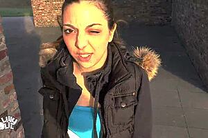 hey i cant believe this german teen took that anal pounding in public like a total slut