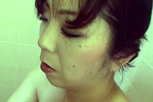 Experienced Milf Yoriko Akiyoshi Toys Her Beautiful Breasts in Solo Masturbation