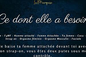 French couple delves into intense femdom humiliation play together