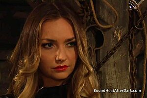 my merciless mistress strips and gropes my curvy bound body