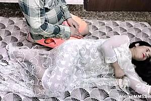 skinny arab milf burns hot in wild bent-over pounding and creampie