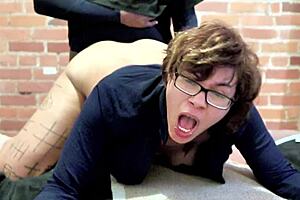 She Moans Non-Stop While Fucked Doggy and Missionary Hard!