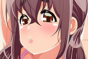 Hentai babe rides massive cock with huge tits bouncing