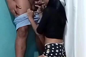 hey, check out this skinny 20yo schoolgirl getting doggy pounded standing