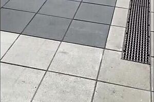 Busty blonde bombshell craves rough riding on massive cock outdoors