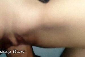 my pierced cock slides deep into her dripping slutty pussy up close