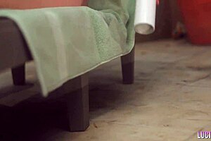 charlotte sins rides cock poolside with juicy tits bouncing in lucidflix action