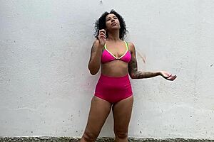 wild public ebony flashing joi cum blast