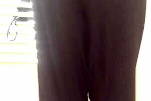 can you hear this cute teen farting in yoga pants?