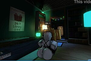 Cute Femboy Librarian Assfucked Deep In Book Stacks