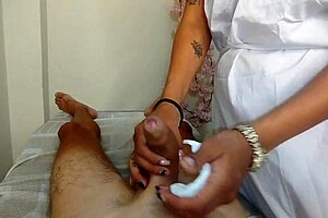 in the hospital sexy nurse desperately craves sucking my throbbing dick with passion