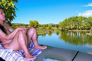 Preview teases Agarabas and Olpr outdoor barbeque sex