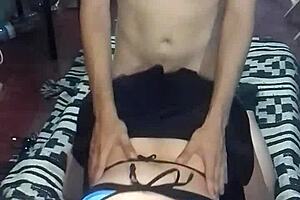 policia cachonda folla con desconocido post-fiesta salvaje?