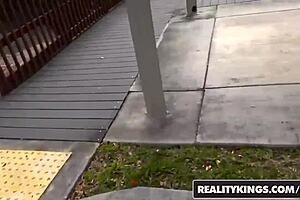 Harley Ann Wolf Delivers Suggestive Street Blowjob Thrill