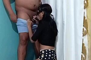 hey, check out this skinny 20yo schoolgirl getting doggy pounded standing