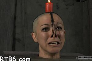 oh tease this bound beauty's pussy mercilessly now!