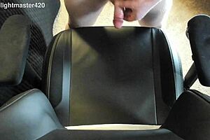 Redhead Teen Solo Masturbates To Massive Bedroom Cum Spray Explosion Close Up