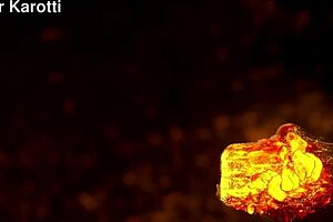 Blonde Teen Maya Gapes Ass on Monster Cucumber in First-Time Anal Pounding