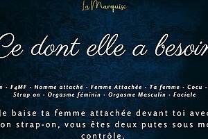 French couple delves into intense femdom humiliation play together