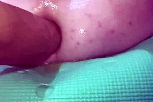 guy stretches gaping asshole with intense anal fisting