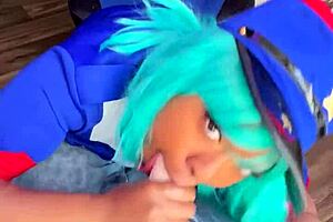 POV Talk Officer Jenny Into Squirting Over Ticket!