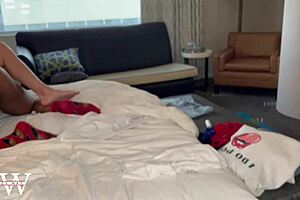 Hotwife Qostiffy Rides Massive Bull Cock Wild In Front Of Watching Husband