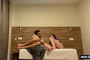 Jason Carrera pounds young babe's tight pussy!