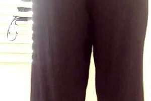 can you hear this cute teen farting in yoga pants?