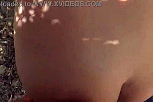 horny milf at nudist resort takes bukkake on pussy and ass