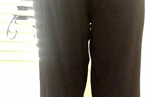 can you hear this cute teen farting in yoga pants?