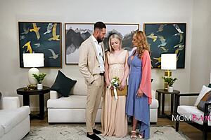 Ever fantasize about a hot milf and teen babe teasing you in taboo threesome jerk-off instructions?