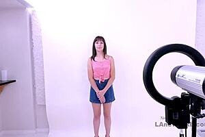 Sexy Brunette Milf Ravaged At Intense Casting Audition!