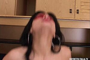 luca's girlfriend simona from parma slurps huge cock vintage style