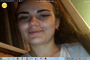 Sexy Brunette Flashes Massive Tits On Live Webcam!