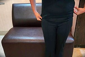 busty riya's big natural tits in office audition fuck trial
