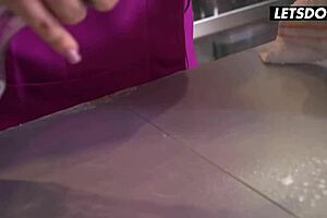 spanish milf medusa bangs hostel guest post-cleaning