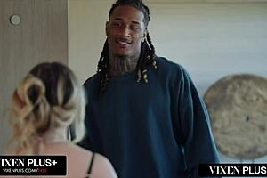 Hey, naughty college babe Aria craves big black cock ride