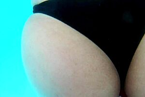 karina moans begging lucas and stud for poolside mmf threesome